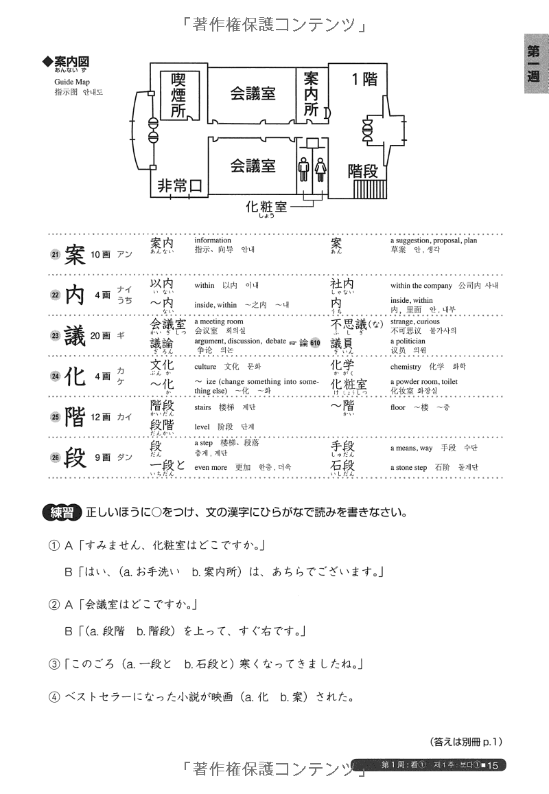 日本語総まとめ n2 漢字 (「日本語能力試験」対策) - nihongo soumatome n2 kanji