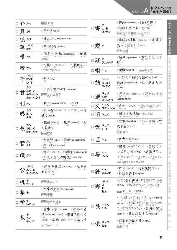日本語能力試験 総合テキスト n2 - japanese language proficiency test comprehensive textbook n2
