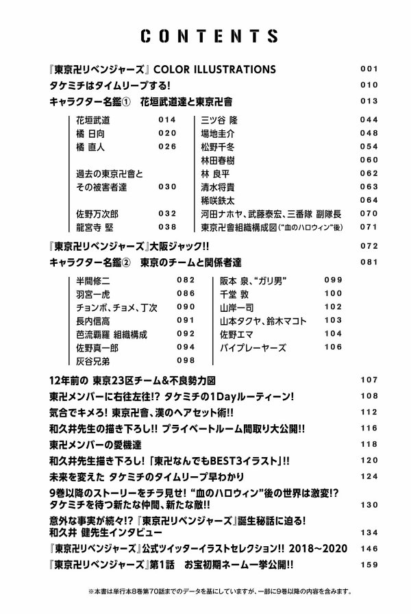 東京卍リベンジャーズ キャラクターブック 天上天下 - tokyo revengers