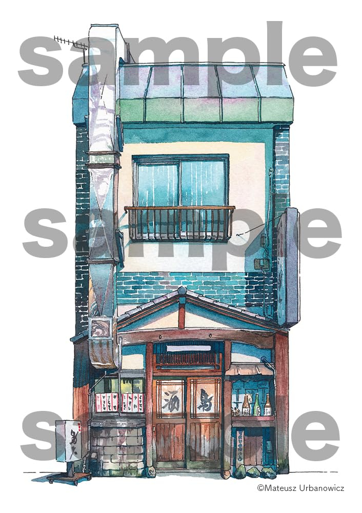 東京店構え - toukyou misegamae postcard book