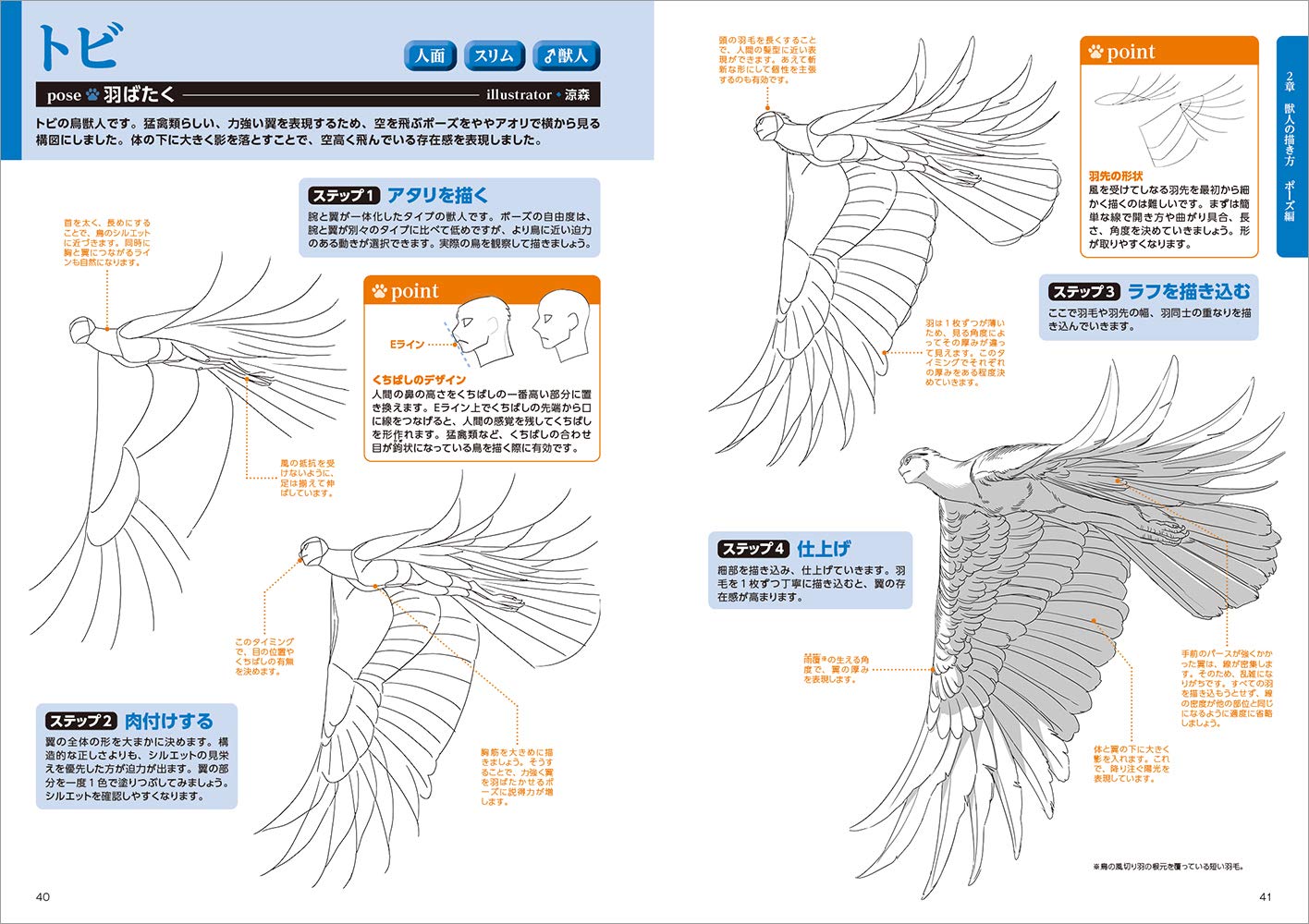 獣人ポーズ集 (超描けるシリーズ) shishijin pouzushuu 4 suteppu de manaberu dessan