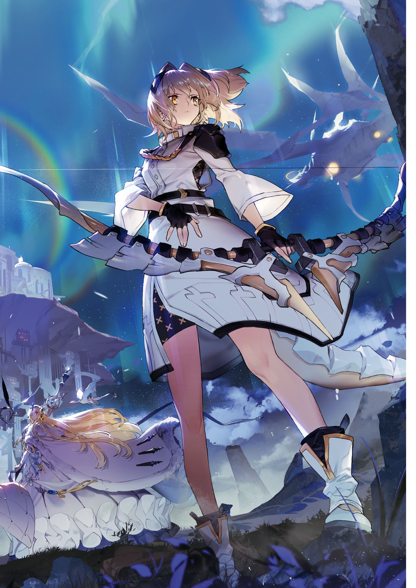 白夜極光 公式アート&シナリオブック (ファミ通責任編集) - alchemy stars (byakuya kyokko) official art & scenario book