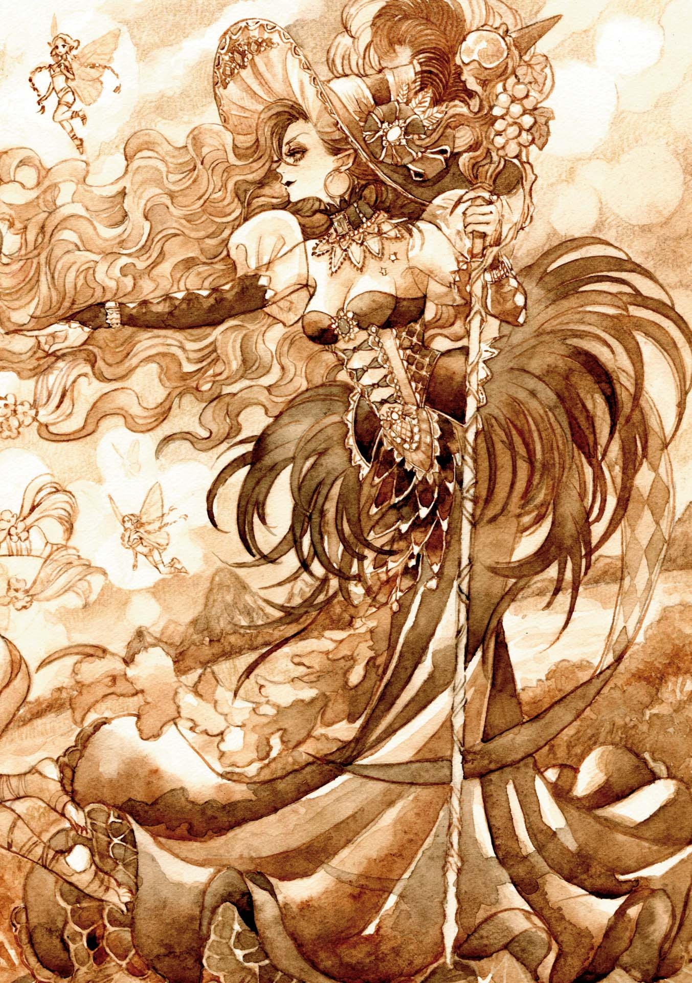 精霊大陸と刻印の魔女 - seirei tairiku to kokuin no majo - the engraved witch in a fantasy world