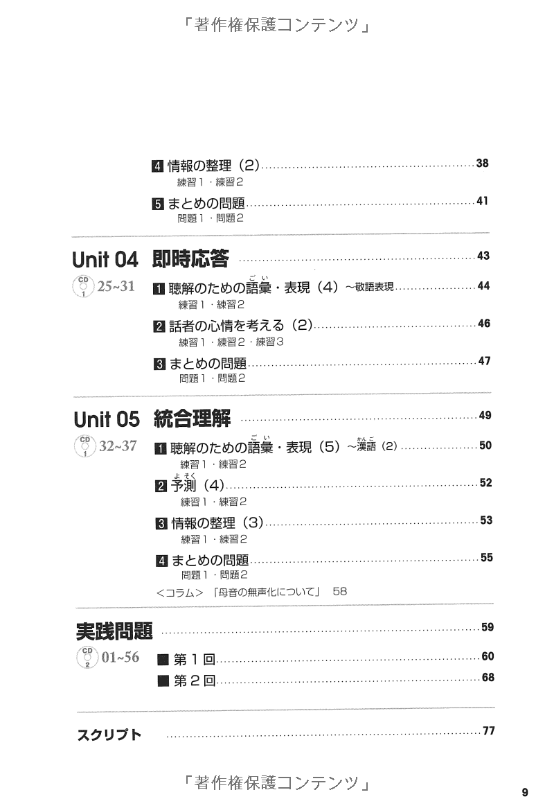 耳から覚える日本語能力試験聴解トレーニング n1 - mimi kara oboeru jlpt n1 listening with cds