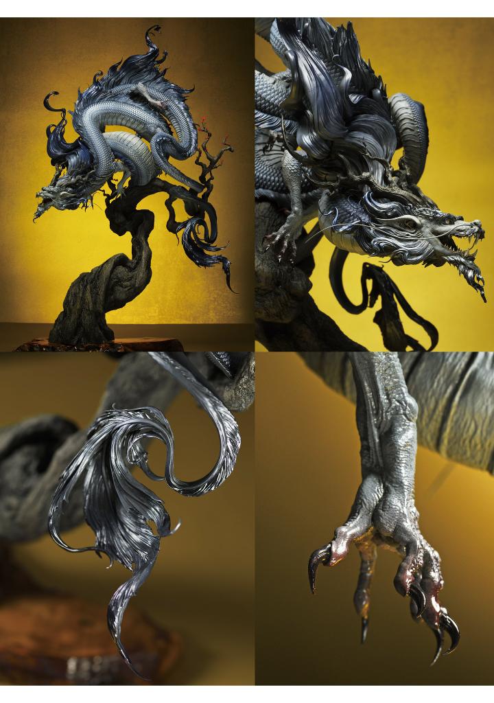 造形作品集 dragon - sculptures works: dragon