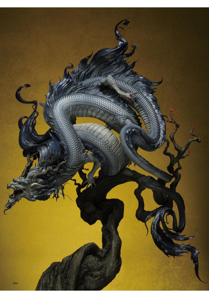 造形作品集 dragon - sculptures works: dragon